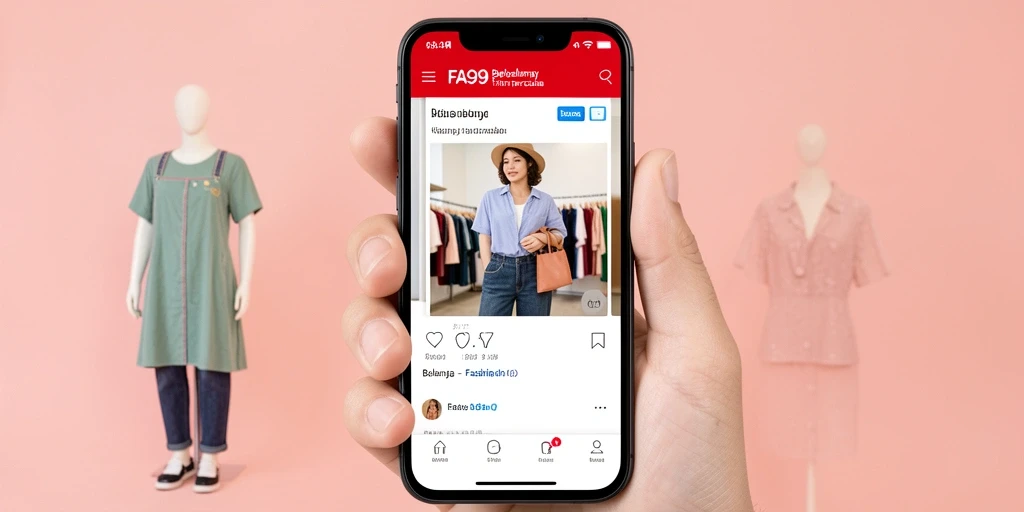 Antarmuka aplikasi FA99 yang stylish dan mudah digunakan.
