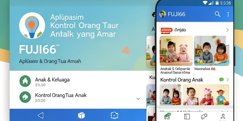 Tampilan antarmuka FUJI66 yang sederhana dan efektif.