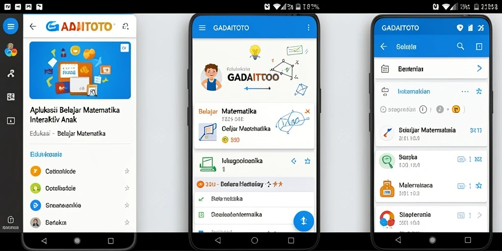 Antarmuka GADAITOTO yang menarik dan edukatif.