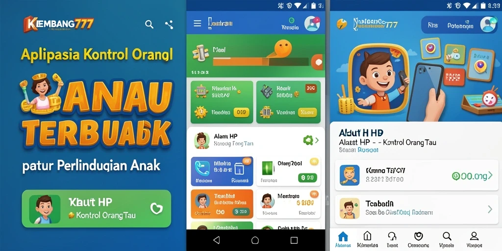 Antarmuka KEMBANG777 menampilkan semua fitur kontrol orang tua dengan jelas.