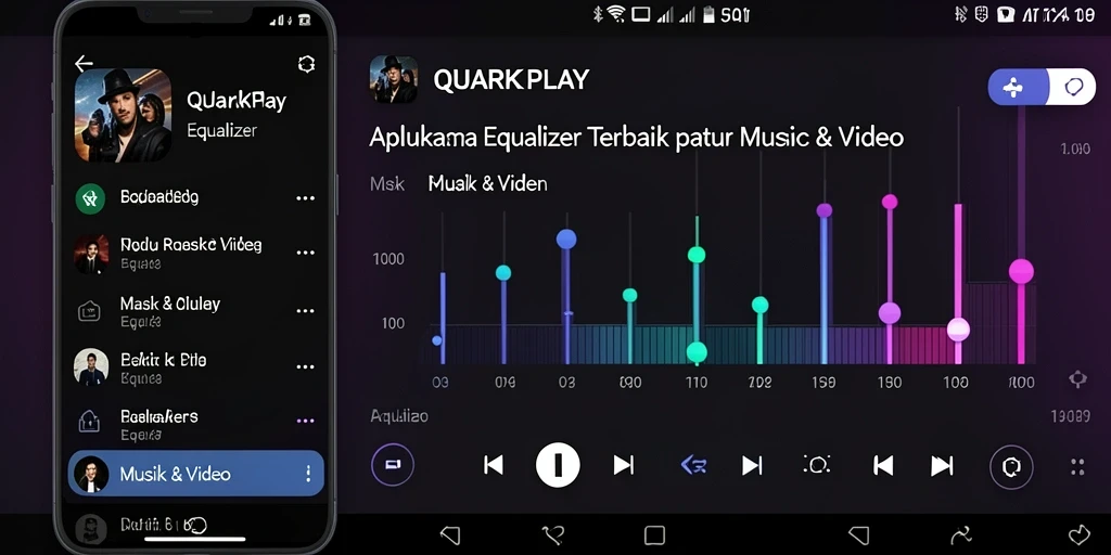 Antarmuka pengguna QUARKPLAY yang menawan dan fungsional.